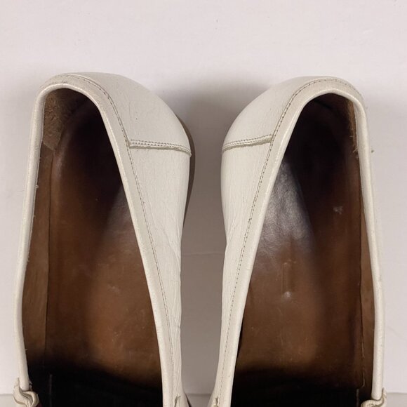 Florsheim Royal Imperial Loafers Slip On Shoes Mens 9.5 D White Leather 75404 - Picture 14 of 14